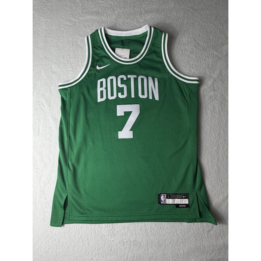 Boston Celtics Jaylen Brown #7 Nike NBA Swingman Jersey Icon Edition Youth L